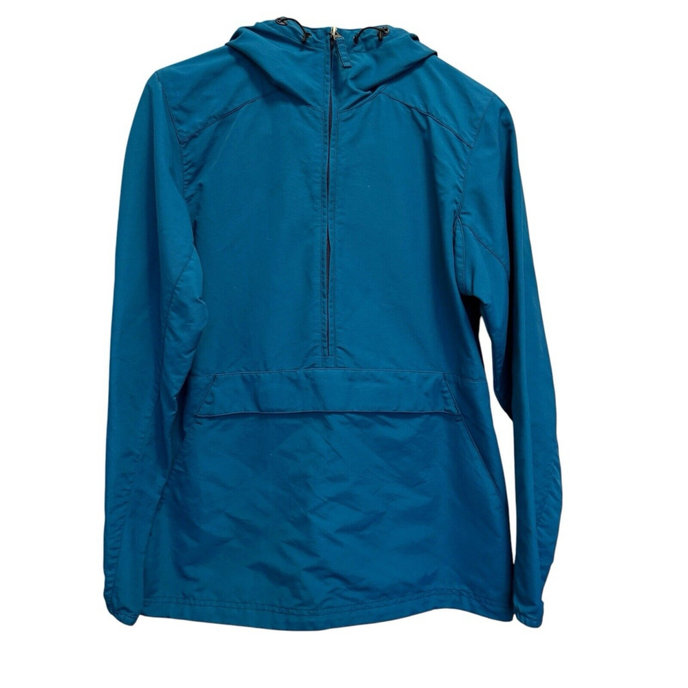 Duluth Trading Co Windbreaker Jacket Women's Grabreaker Size Small Blue Green